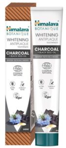 משחת שיניים פחם אורגנית מלבינה WHITENING ANTI PLAUQE – CHARCOAL