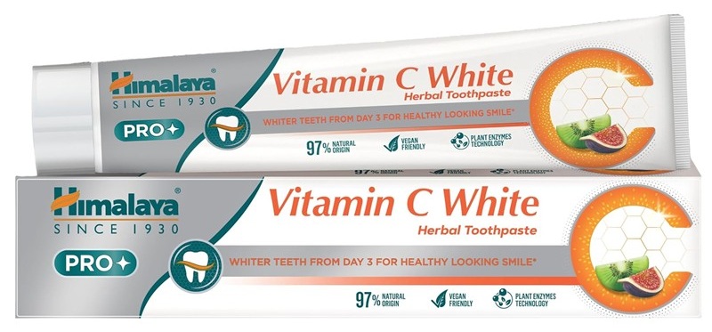 PRO Vitamin C White משחת שיניים מלבינה עם ויטמין C PRO Vitamin C White משחת שיניים מלבינה עם ויטמין C